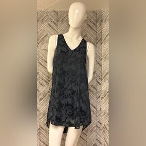 ASTR Black and Gray Floral blouse NWT size small